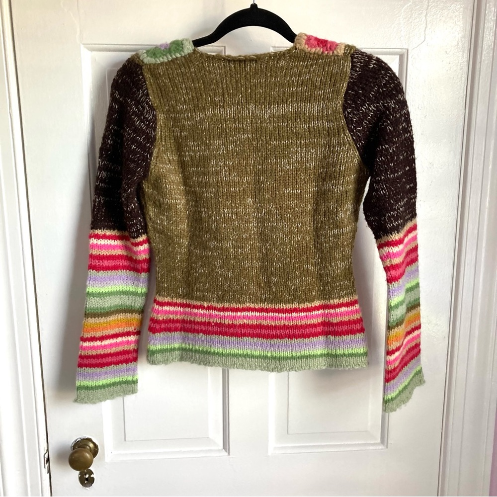 Relais retro patchwork sweater - Picture 2 of 5